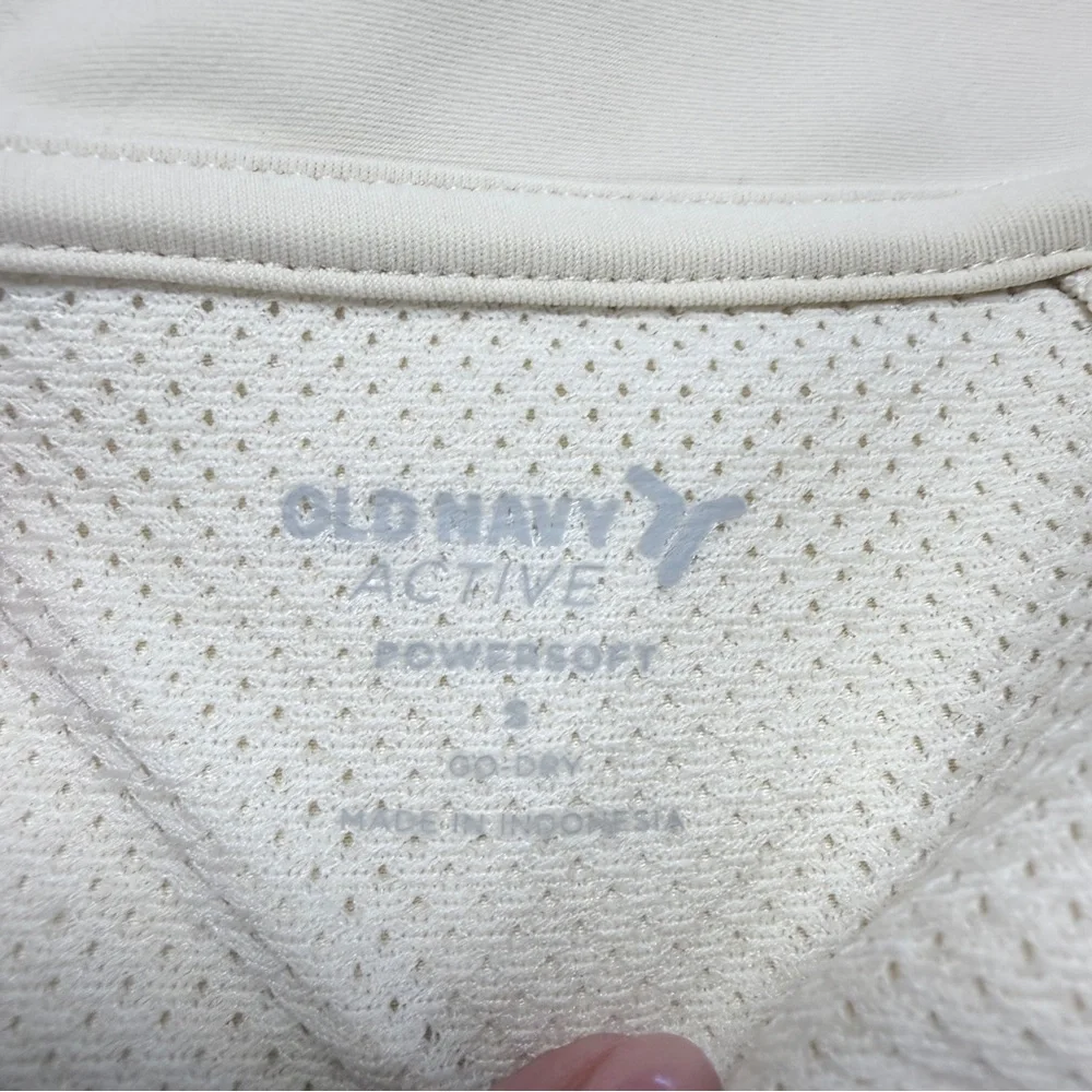 OLD NAVY OFF WHITE BUTTER ACTIVE POWER SOFT JACKET TOP - Picture 2 of 8